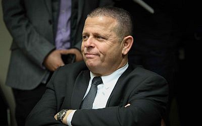 Zionist Union MK Eitan Cabel attends a party faction meeting at the Knesset on January 22, 2018. (Flash90)