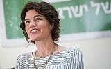 Meretz chairwoman Tamar Zandberg. (Miriam Alster/Flash90)