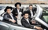 The four stars of 'Shababnikim,' HOT's new series about young yeshiva guys, which will be screened in English as a Times of Israel Presents event on May 30 (Courtesy HOT)