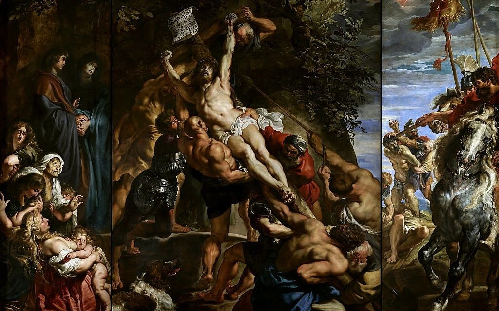 'The Elevation of the Cross,' by Peter Paul Rubens, 1610. (public domain via wikipedia)