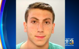 Ari Goldstein, the former president of the Alpha Epsilon Pi fraternity at Temple University. (screen capture: YouTube/CBS Philly)