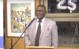 South African Ambassador to Israel Sisa Ngombane. (Screen capture: YouTube)