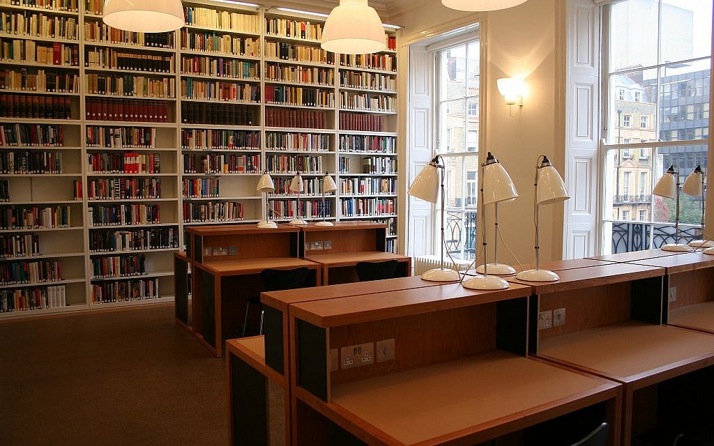 The Wiener Library in London, the oldest Holocaust museum in the world. (Courtesy)