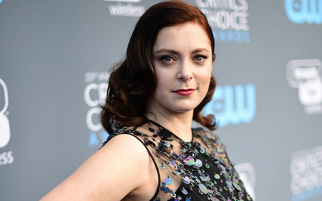 Rachel Bloom at the Critics’ Choice Awards in Santa Monica, California, January 11, 2018. (Matt Winkelmeyer/Getty Images for The Critics’ Choice Awards/via JTA)