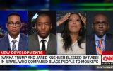 CNN panelists discuss a meeting Ivanka Trump and Jared Kushner had with Israel's Sephardic Chief Rabbi Yitzhak Yosef, May 16, 2018. (Screen capture: YouTube)