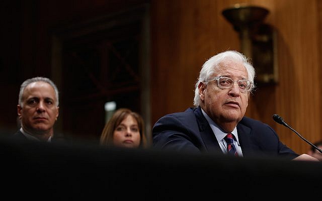 David Friedman on Feb. 16, 2017 (Win McNamee/Getty Images via JTA)
