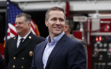 Eric Greitens denied that he blackmailed the woman he admitted to having an affair with. (Screenshot from YouTube via JTA)