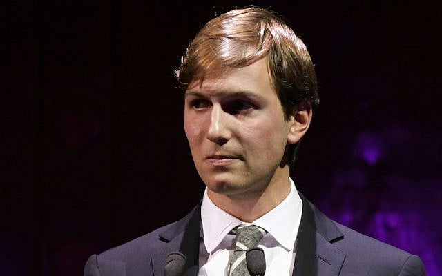 Jared Kushner speaking in New York City, Nov. 18, 2010 (Neilson Barnard/Getty Images for FINCA via JTA) Jared Kushner speaking in New York City, Nov. 18, 2010 (Neilson Barnard/Getty Images for FINCA via JTA)