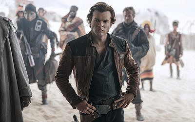 Alden Ehrenreich as Han Solo in the new movie 'Solo: A Star Wars Story.' (Courtesy Lucasfilm)