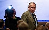 Federal spokesman of the far-right party Alternative for Germany (AfD) Alexander Gauland attends the party congress of the party's youth party "Junge Alternative" in Seebach, eastern Germany, on June 2, 2018.
(AFP / dpa / Alexander PRAUTZSCH)