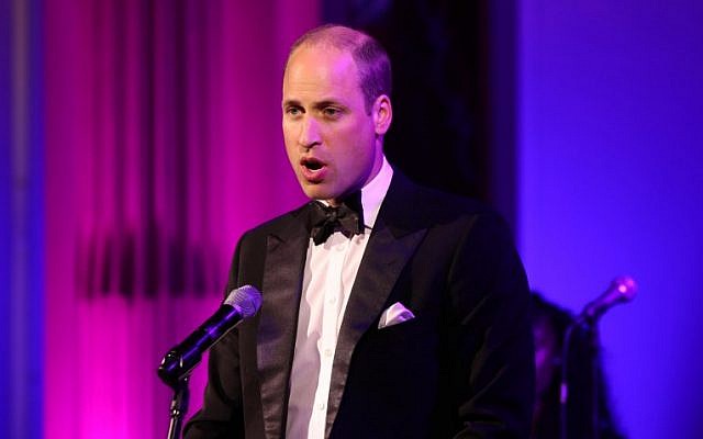 Britain's Prince William, Duke of Cambridge, at a reception for the Royal Marsden NHS Foundation Trust at Buckingham Palace, London, on June 14, 2018. (Yui Mok/AFP)
