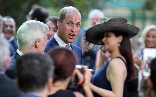 Britain's Prince William attends a birthday party in honour of his grandmother, Queen Elizabeth II, at the residence of the British ambassador in the Jordanian capital Amman on 24 June, 2018. (AFP/ AHMAD ABDO) Britain's Prince William attends a birthday party in honour of his grandmother, Queen Elizabeth II, at the residence of the British ambassador in the Jordanian capital Amman on 24 June, 2018. (AFP/ AHMAD ABDO)