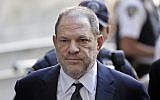 Harvey Weinstein arrives in court in New York, June 5, 2018. (AP Photo/Seth Wenig)