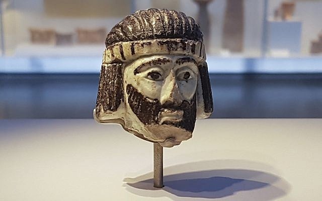 King Hazael? A detailed figurine of a king's head on display at the Israel Museum, dating to biblical times, and found near Israel's northern border with Lebanon, in Jerusalem. (AP Photo/Ilan Ben Zion) King Hazael? A detailed figurine of a king's head on display at the Israel Museum, dating to biblical times, and found near Israel's northern border with Lebanon, in Jerusalem. (AP Photo/Ilan Ben Zion)