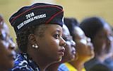 Supporters of Zimbabwe's opposition leader, Nelson Chamisa, during the launch of the party's election manifesto in Harare, June, 7, 2018. (AP Photo/Tsvangirayi Mukwazhi)