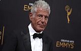 In this Sept. 11, 2016 file photo, Anthony Bourdain arrives at the Creative Arts Emmy Awards at the Microsoft Theater in Los Angeles. Bourdain was found dead in his hotel room in France, Friday, June 8, 2018, while working on his CNN series on culinary traditions around the world. (Photo by Richard Shotwell/Invision/AP, File)