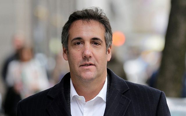 This April 11, 2018, file photo shows Michael Cohen, US President Donald Trump's personal attorney, in New York. (AP Photo/Seth Wenig, File) This April 11, 2018, file photo shows Michael Cohen, US President Donald Trump's personal attorney, in New York. (AP Photo/Seth Wenig, File)