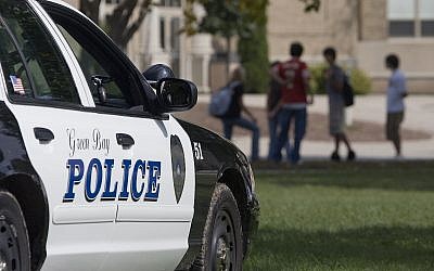 Illustrative: A US police car in Green Bay, Wisconsin. (AP Photo/Morry Gash)
