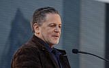 Quicken Loans founder Dan Gilbert, addresses attendees at the former site of the JL Hudson Co. department store, December 14, 2017, in Detroit, Michigan. (AP Photo/Carlos Osorio)