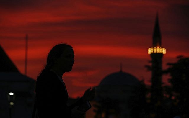 People walk in the historic Sultanahmet district of Istanbul, May 16, 2018 on the first day of the fasting month of Ramadan. (AP Photo/Emrah Gurel) People walk in the historic Sultanahmet district of Istanbul, May 16, 2018 on the first day of the fasting month of Ramadan. (AP Photo/Emrah Gurel)
