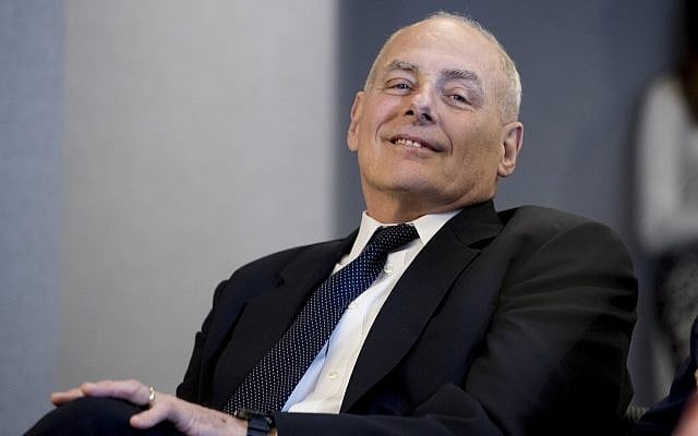 US President Donald Trump's Chief of Staff John Kelly attends a briefing at the Federal Emergency Management Agency Headquarters, in Washington, June 6, 2018. (Andrew Harnik/AP) US President Donald Trump's Chief of Staff John Kelly attends a briefing at the Federal Emergency Management Agency Headquarters, in Washington, June 6, 2018. (Andrew Harnik/AP)
