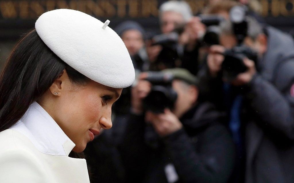 Meghan Markle wears Adina Reyter earrings on Commonwealth Day, March 12, 2018. (Kirsty Wigglesworth - Pool/Getty images via Adina Reyter) Meghan Markle wears Adina Reyter earrings on Commonwealth Day, March 12, 2018. (Kirsty Wigglesworth - Pool/Getty images via Adina Reyter)