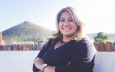 Alma Hernandez, a Mexican-American Jew and daughter of immigrants, is running for the Arizona House of Representatives and founded a progressive Jewish group in Tucson. (Courtesy of Hernandez)