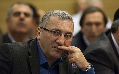 Parliament member Robert Tiviaev of the Kadima party at a Knesset House committee on December 3, 2012. (Yonatan Sindel/FLASH90)