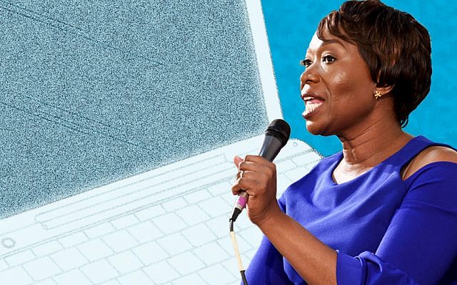 Embattled MSNBC host Joy Reid (Photo illustration by Charles Dunst/Source: Getty Images via JTA) Embattled MSNBC host Joy Reid (Photo illustration by Charles Dunst/Source: Getty Images via JTA)