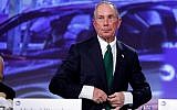 Michael Bloomberg arrives for the annual US Conference of Mayors meeting, Monday, June 26, 2017, in Miami Beach, Fla. (AP Photo/Lynne Sladky)