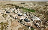 The Bedouin Palestinian village of Sussiya in the southern West Bank. (Har Hebron Regional Council)