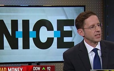 NICE Ltd. CEO Barak Eilam. (CNBC/screenshot)