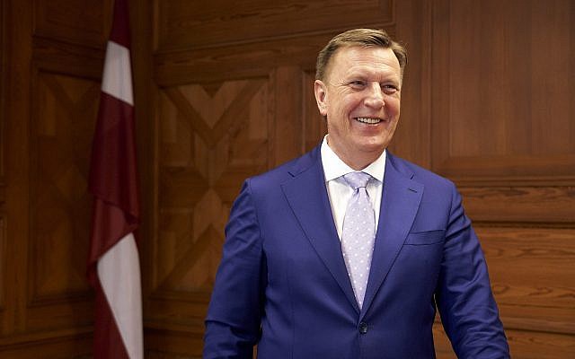 In this photo taken on April 10 2018, Latvia's Prime Minister Maris Kucinskis poses for a photograph, during an interview, in Riga. (AP Photo/David Keyton) In this photo taken on April 10 2018, Latvia's Prime Minister Maris Kucinskis poses for a photograph, during an interview, in Riga. (AP Photo/David Keyton)