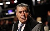 Israeli-US businessman Haim Saban arrives before the start of the third US presidential debate at the Thomas & Mack Center on October 19, 2016 in Las Vegas, Nevada. (Drew Angerer/Getty Images via JTA)