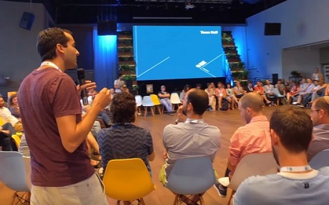 Attendants of the 2017 ROI Summit in Jerusalem (YouTube screenshot)