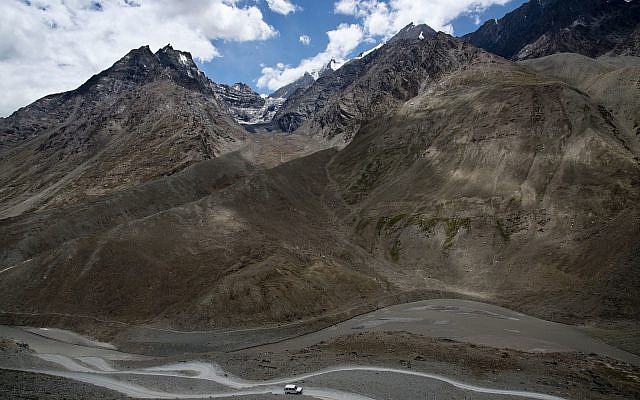 A jeep drives along the only road that leads to Spiti Valley, a remote Himalayan valley situated at 4,000 meter (13,125 feet) above sea level, India, August 15, 2016. (AP Photo/Thomas Cytrynowicz) A jeep drives along the only road that leads to Spiti Valley, a remote Himalayan valley situated at 4,000 meter (13,125 feet) above sea level, India, August 15, 2016. (AP Photo/Thomas Cytrynowicz)