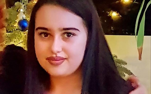 Susanna Feldman, 14, a German Jewish schoolgirl, whose body was found buried on the outskirts of the western German city of Wiesbaden on June 6, 2018. (via Facebook)