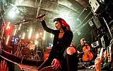 Ninet Tayeb in a recent performance (Courtesy Lior Keter)
