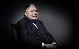 In this photo taken on February 11, 2016 French writer, journalist and movie producer Claude Lanzmann poses in Paris on February 11, 2016. (AFP PHOTO / JOEL SAGET)