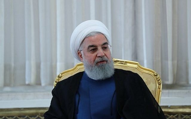 A handout picture provided by the Iranian presidency shows Iranian president Hassan Rouhani during a meeting in Tehran on July 14, 2018. (IRANIAN PRESIDENCY/AFP) A handout picture provided by the Iranian presidency shows Iranian president Hassan Rouhani during a meeting in Tehran on July 14, 2018. (IRANIAN PRESIDENCY/AFP)