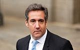 In this file photo taken on April 16, 2018, US President Donald Trump's former lawyer Michael Cohen exits the US Federal Court in New York. (AFP Photo/Eduardo Muoz Alvarez)