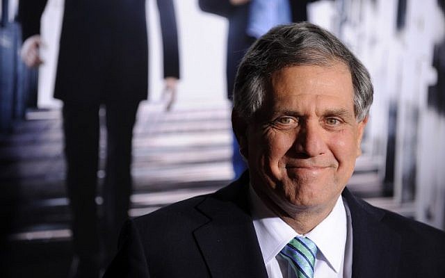 In this photo from January 19, 2010, Leslie Moonves of CBS arrives for the premiere of CBS Films' "Extraordinary Measures" at Graumans Chinese Theatre in the Hollywood section of Los Angeles, on January 19, 2010. (AFP/Robyn Beck) In this photo from January 19, 2010, Leslie Moonves of CBS arrives for the premiere of CBS Films' "Extraordinary Measures" at Graumans Chinese Theatre in the Hollywood section of Los Angeles, on January 19, 2010. (AFP/Robyn Beck)