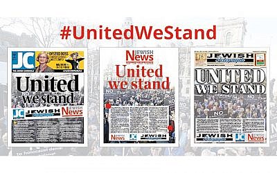UK Jewish newspapers unite against Labour's Jeremy Corbyn, July 2018 (via JTA)