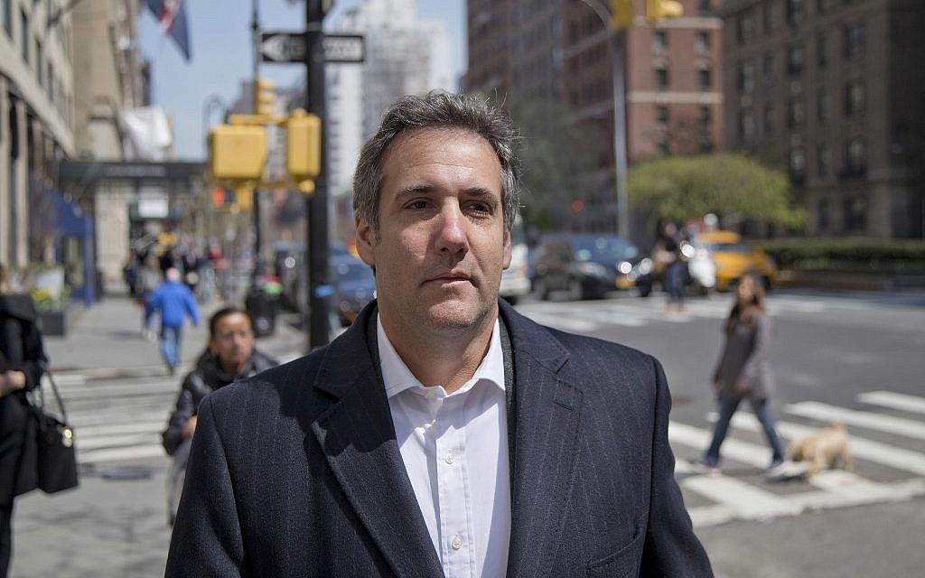 In this file photo from April 11, 2018, attorney Michael Cohen walks down the sidewalk in New York. (AP Photo/Seth Wenig, File) In this file photo from April 11, 2018, attorney Michael Cohen walks down the sidewalk in New York. (AP Photo/Seth Wenig, File)