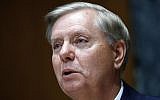 Chair Sen. Lindsey Graham, R-S.C., makes opening remarks at a Senate Appropriations subcommittee hearing on Capitol Hill in Washington, June 27, 2018. (AP/Jacquelyn Martin)