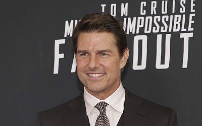 Tom Cruise attends the US premiere of "Mission: Impossible - Fallout" at The Smithsonian National Air and Space Museum on Sunday, July 22, 2018 in Washington. (Brent N. Clarke/Invision/AP)