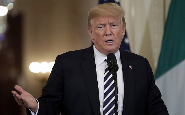 President Donald Trump speaks during a news conference with Italian Prime Minister Giuseppe Conte at the White House, on July 30, 2018. (AP Photo/Evan Vucci) President Donald Trump speaks during a news conference with Italian Prime Minister Giuseppe Conte at the White House, on July 30, 2018. (AP Photo/Evan Vucci)