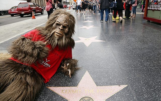 Sasquatch and Jack Link’s celebrate National Jerky Day at Hollywood and Highland in Los Angeles, June 12, 2013. (Matt Sayles/Invision for Jack Link's/AP Images) Sasquatch and Jack Link’s celebrate National Jerky Day at Hollywood and Highland in Los Angeles, June 12, 2013. (Matt Sayles/Invision for Jack Link's/AP Images)