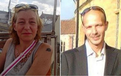 Composite photo of 44-year-old Dawn Sturgess (L) and 45-year-old Charlie Rowley. (Facebook)