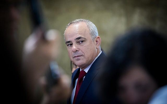 Yuval Steinitz at the weekly cabinet meeting in Jerusalem on June 18, 2017. (Yonatan Sindel/Flash90) Yuval Steinitz at the weekly cabinet meeting in Jerusalem on June 18, 2017. (Yonatan Sindel/Flash90)